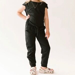 Black Albion Kids Mini Jumpsuit Size 10